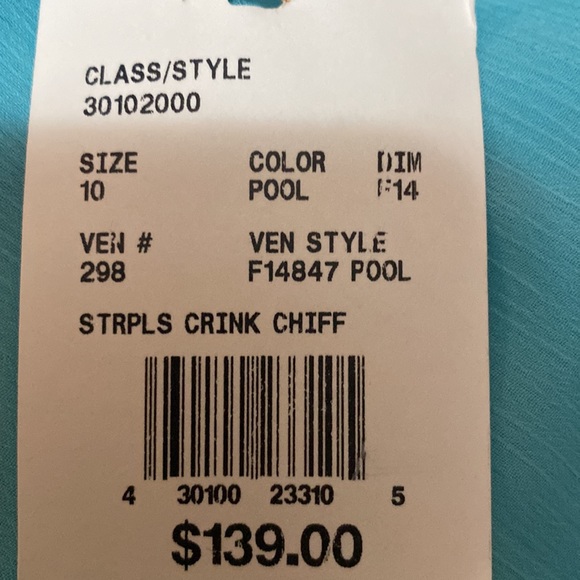 David’s bridal shirt dress color pool - Picture 3 of 3